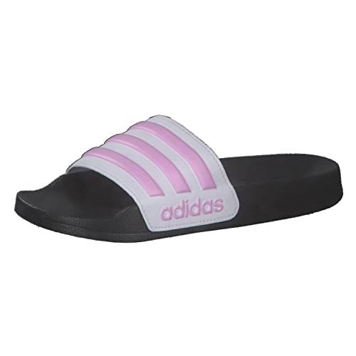 adidas Unisex Kinder ADILETTE SHOWER SLIDES, Cream White / Clear Lilac /...
