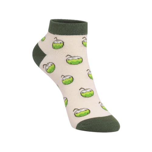 Image of Mint & Oak Low Cut Ankle Women Socks, Christmas Gift Quirky Socks For Friends, Cute Funky Socks, Christmas Secret Santa Gifts For Women