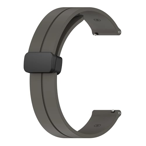 [-ł] 20mm 22mm VRXgbvAIK [XEHb`ΉANCbN[X }OlbgobN uXbgATX MNV[ t@[EFC X}[gEHb`ohΉ(Dark grey,20mm)