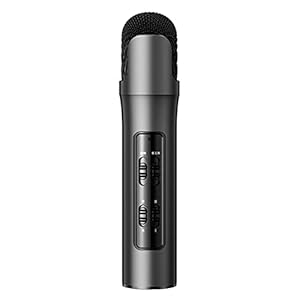 Milisten 1set Handheld Condenser Microphone for Live Singing Usb Charging Mic for Ktv Weddings and