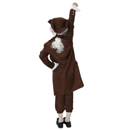Image of Colonial Costume Boys 18th Century Traditional America Cosplay Costume Performance and Events
