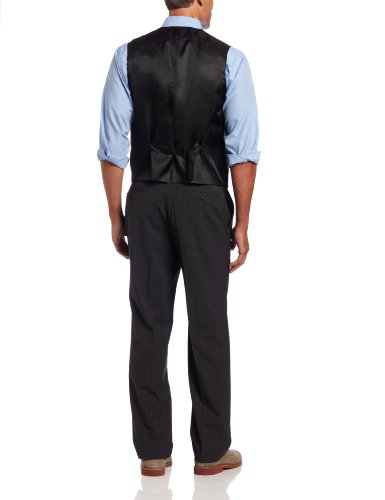 Perry Ellis mens Solid Stretch Suit Vest2