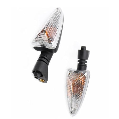 SHYYBD Indicatori di Direzione Indicatori di Direzione Anteriori per Motociclette, Lampada per Aprilia SSXV 550 750 1200 Dorsoduro RS4 125 4R 1000R NA 850GT 850 Mana SL 750 Shiver Frecce Moto(Chiaro)