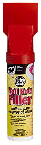 Dap 12314 Patch Stick Nail Hole and Crack Filler White 2.8 oz