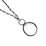 Bayou Glass Arts Kaleidoscope Necklace for Women, Fun Prism Psychedelic Pendant, Fidget Pendant Jewelry, Stained Glass Prism Spectrum, Fractal Monocle, Gift for Wife, Artisan Hand Crafted (36sf)