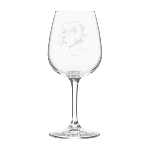 Etched Laser Art Personalized Dog Themed Etched Wine Glass - Custom Dog Breed Wine Glasses for Pet Lovers, Personalized Birthday Gift for Men & Women - Sporting Lucas Terrier, 12.75 oz