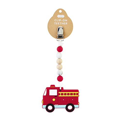 Image of Fire Truck Clip On Teether