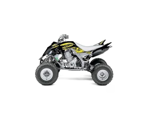 Kit déco Yamaha 660 Raptor jaune pour masquer les rayures de vos plastiques