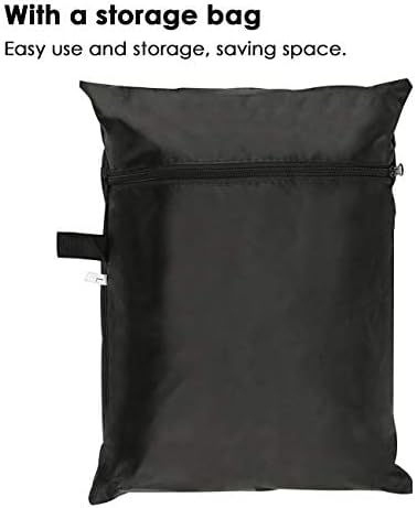Velway Barbecue Cover Waterproof Grill Cover Heavy Duty 210D Oxford Fabric Outdoor BBQ Cover UV protection Dust-Proof Windproof Weatherproof Durable with Storage Bag Black 147x61x117cm