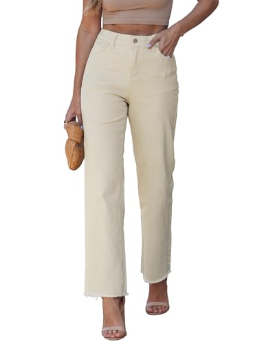 GRAPENT Summer Jeans for Women 2026 Trendy Straight Leg Pants