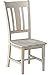Set of Two San Remo Slat Back Dining Chairs, Unfinished
