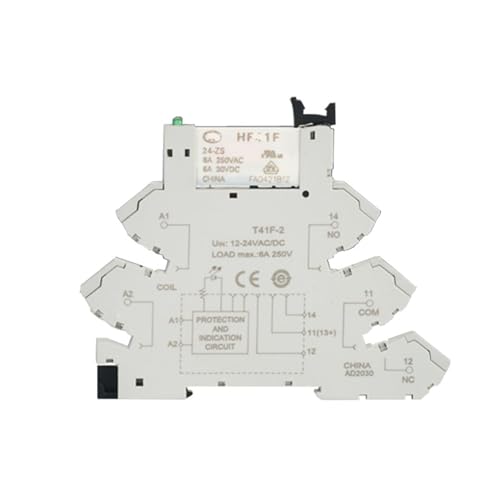Relé pequeño T41F-2 DC12V para solucionar fallos por vibración y falta de espacio en paneles 6