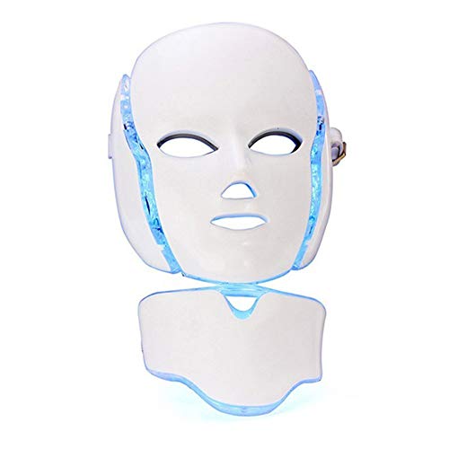 Preisvergleich Produktbild HSART LED Gesichtsmaske Schönheitsinstrument, Whitening Mask Phototherapie Maske, Photonen-Therapie Gegen Akne, Hautverjüngungs Reduziert Pickel und Entzündungen