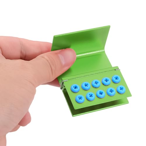 Viburish 5Pcs 10 Holes Dental Burs Holder Block Case With Blue Silicone Dental Autoclavable Burs Holders  thumb #7