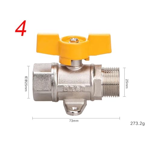 Vanne d'angle 3/4 pour raccordement de cuisine et chauffage central - 6