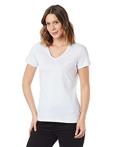 Camiseta Básica basicamente. Lisa, feminino, Branco, GG