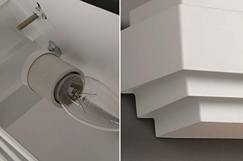 Luz de pared LED simple y apliques de hierro para pasillos y salones 8