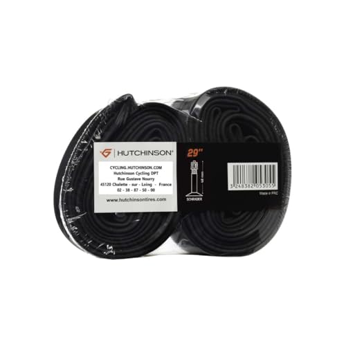 HUTCHINSON - Cámara de aire - Estándar - Cámara de aire - Resistencia y a prueba de pinchazos - Bicicleta de carretera - Válvula Presta - Grosor 0,9 mm - 48 MM - 29 x 1,70-2,35 - Juego de 2