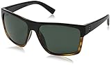 VonZipper Dipstick Rectangular Sunglasses, Hardline Black Tort/Grey, 60 mm
