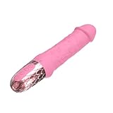 Klassische Vibratoren Leise und Stark G-Punkt Silikon Vibrator für Sie Klitoris 10 Vibrationsmodi Dildo Analplug Analvibrator Prostata Stimulator Erotik Sexspielzeug für Frauen Paare Extrem-Rosa