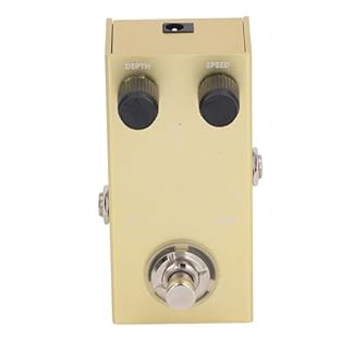 [Stable Connection with 635mm Mono Jacks] The pedal uses standard 6.35mm mono sound jacks for both input and output connections. this ensures a reliable and steady signal transmission between your guitar and other devices, maintaining consistent and ...