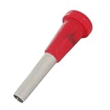 La parte superior de la boquilla esta hecha de ABS, y la parte inferior esta hecha de metal, lo que hace que la coloracion de la boca sea mas hermosa y generosa, pero tambien agrega vitalidad a la trompeta.
