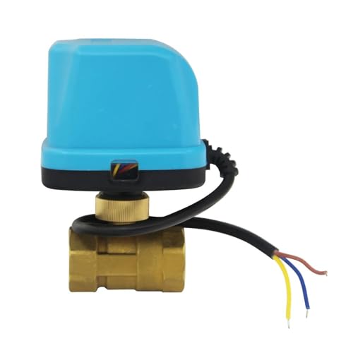 Vanne motorisée laiton DN50 AC220V normalement fermée pour circuit eau - 2