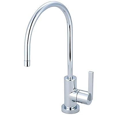 Kingston Brass KS8191CTL Continental Single?Handle Cold?Water Filtration Faucet, Polished Chrome, 5?7/8?in. Reach