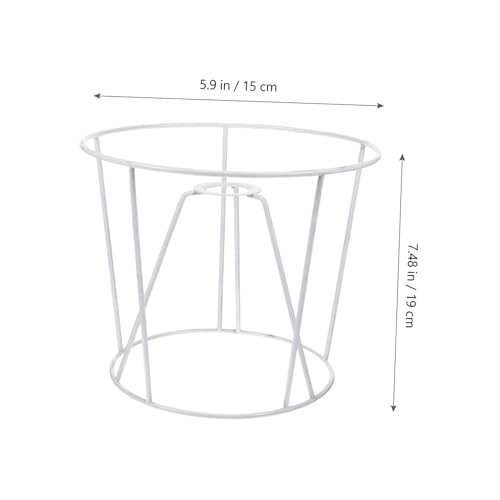 Abat-jour DIY support simple et facile à utiliser en forme de cage unique