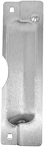 Latch-Gard 3 inch x 11 inch LG110ZSF Latch Guard Security Plate with Door jamb pin Cut Out with Special Flush Fasteners