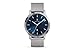 Produktbild Lilienthal Berlin Huxley Silver Blue | Made in Germany | Unisex Armbanduhr | 40mm (Silber - Mesh)
