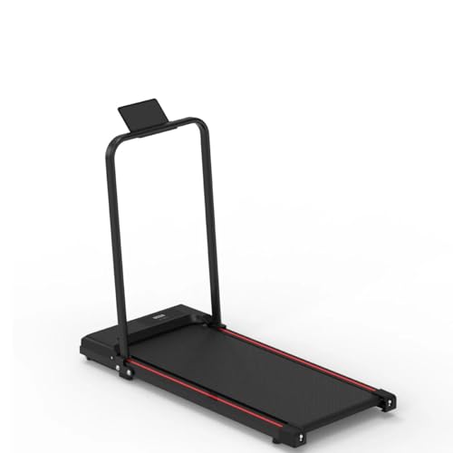 Image of Walking Pad with Handle Bar and Incline, 1.5HP Electric Portable Small Treadmills with Incline for Home Small Spaces, 0.6-7.6MPH Compact Walking Pads Treadmill