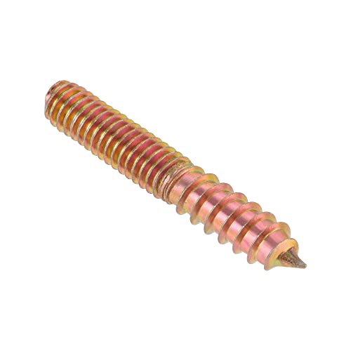 Image of uxcell 5 /16-18x2 Hanger Bolts Double Head Dowel Screw for Wood Furniture 20pcs