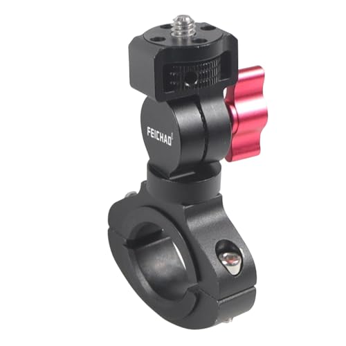 FEICHAO �n���h���o�[�N�����v�}�E���g ���߉\ �N�C�b�N�����[�X�o�C�N�z���_�[ Hero 13�AAction5 Pro�AX4�AGO3/GO 3S�X�|�[�c�J�����ɑΉ� (�x�[�V�b�N�Z�b�gC)