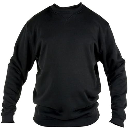 Duke Rockford Mens Plus Size Crew Sweatshirt 7XL Black