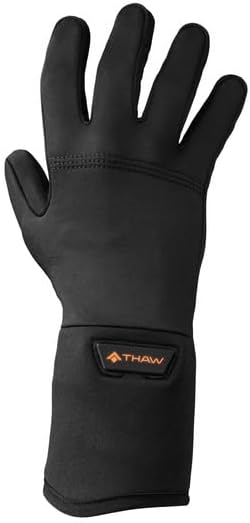 THAW Heated Glove Liners | Full-Finger Heating, 3 Heat Modes, Touchscreen Compatible, One-Button Control, Lightweight & Slim Fit, Included Rechargeable Batteries