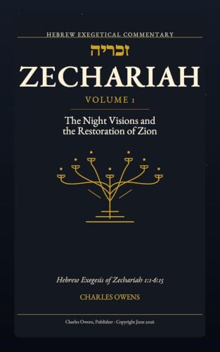 Image of Zechariah Volume I: Hebrew Exegesis of Zechariah 1:1-6:15: The Night Visions and the Restoration of Zion