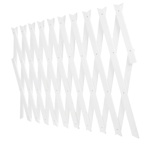 Kisangel Adjustable Wooden Lattice Panel Trellis for Climbing Plants Expandable Garden Fence and Wall Trellis Indoor and Outdoor Plant Support Versatile Hanging Lattice for Vertical and