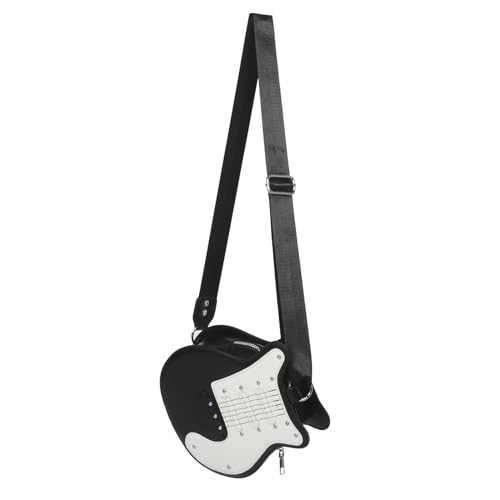Sac bandoulière femme guitare électrique Ipetboom en PU et polyester
