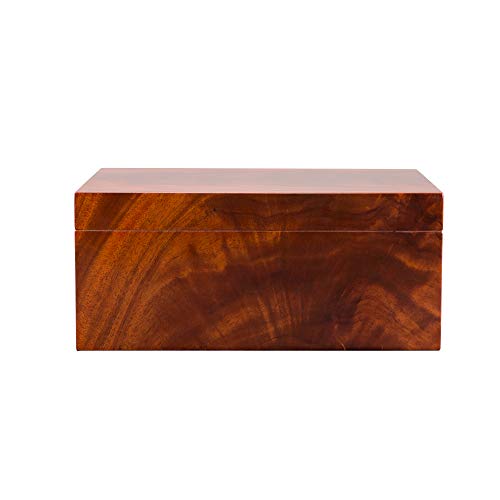 Umidor p/50 charutos acessórios NERONE madeira Mahogany