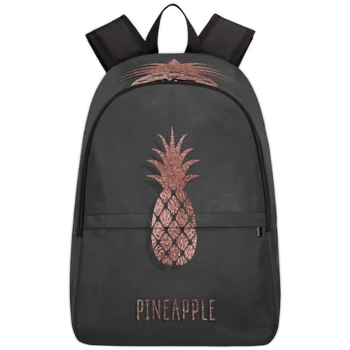 Sac à dos d'école motif ananas TropicalLife léger pour enfants