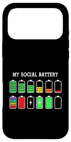 Funny Introvert Humor Energy Level Graphic Anti Social Fun �X�}�z�P�[�X iPhone 17 Pro Max �p