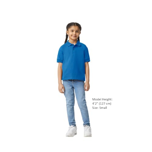 Image of Gildan Kids' DryBlend Short Sleeve Polo, Style G8800b, 3-Pack