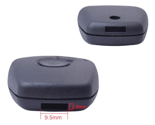 ANGOFIZ Schlüsselrohling ID46, 433 MHz, elektronisch, zum Programmieren, 2 Tasten, kompatibel mit Dacia Duster, Dacia Sandero, Sandero Stepway, Lodgy, Logan, Dokker + Schlüsselrohling VAC102