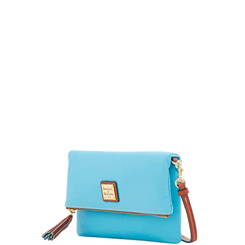 Image of Dooney & Bourke Women's Foldover Zip Crossbody, Small Handbag with Strap