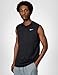 Nike Men's Dri-Fit Legend Sleeveless Fitness T-Shirt, Black/Matte Silver, Medium