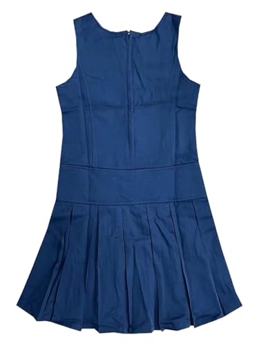 Bienzoe Girls Sleeveless School Uniform Stretch Pleated Jumper2