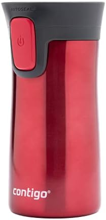 Contigo Pinnacle Autoseal Travel Mug, Stainless Steel Thermal Mug, Vacuum Flask, Leakproof Tumbler, Coffee Mug with BPA Free Easy-Clean Lid