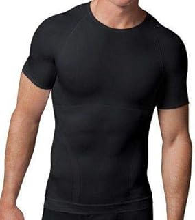 Men Slim Black Corset for Body Sagging, Size S_ with two years guarantee of satisfaction and quality