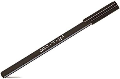 Elkos ORIO Black Ball Pen (Pack of 100)